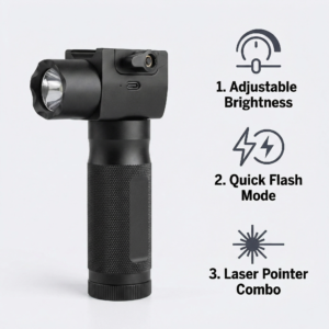 Outdoor Activity Alloy Infrared Flashlight Cool Hand Feel Toy Model Upgrade Accessories