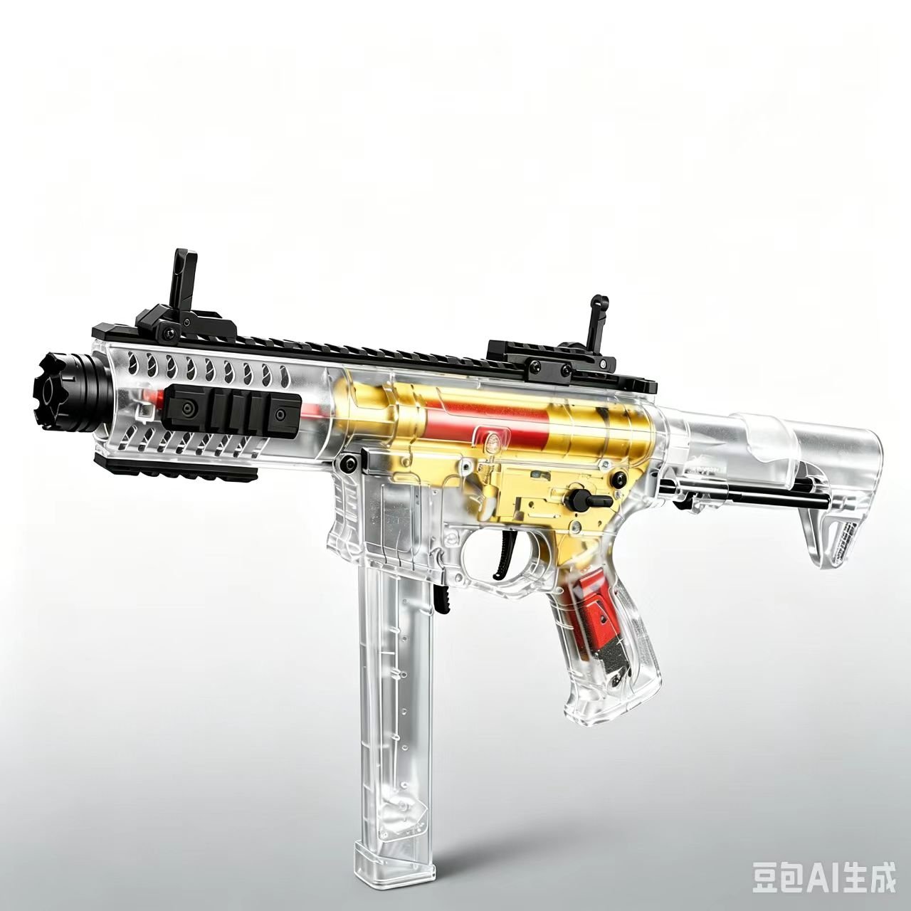 TianGong Brand ARP9V4 Transparent Metal Gearbox High End Gel Blaster - Image 2