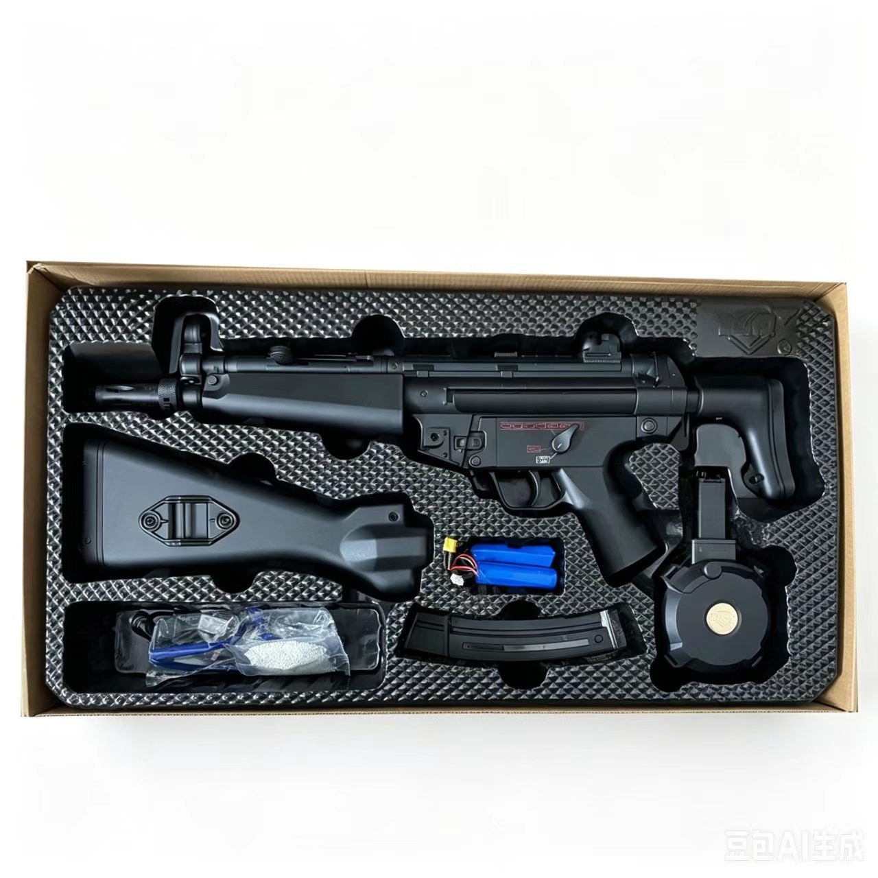TianGong Brand MP5 V2 Three Design Unit High End Gel Blaster Black