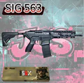 2026 New Unit SIG563 Metal Gearbox High End Gel Blaster Black/Sand