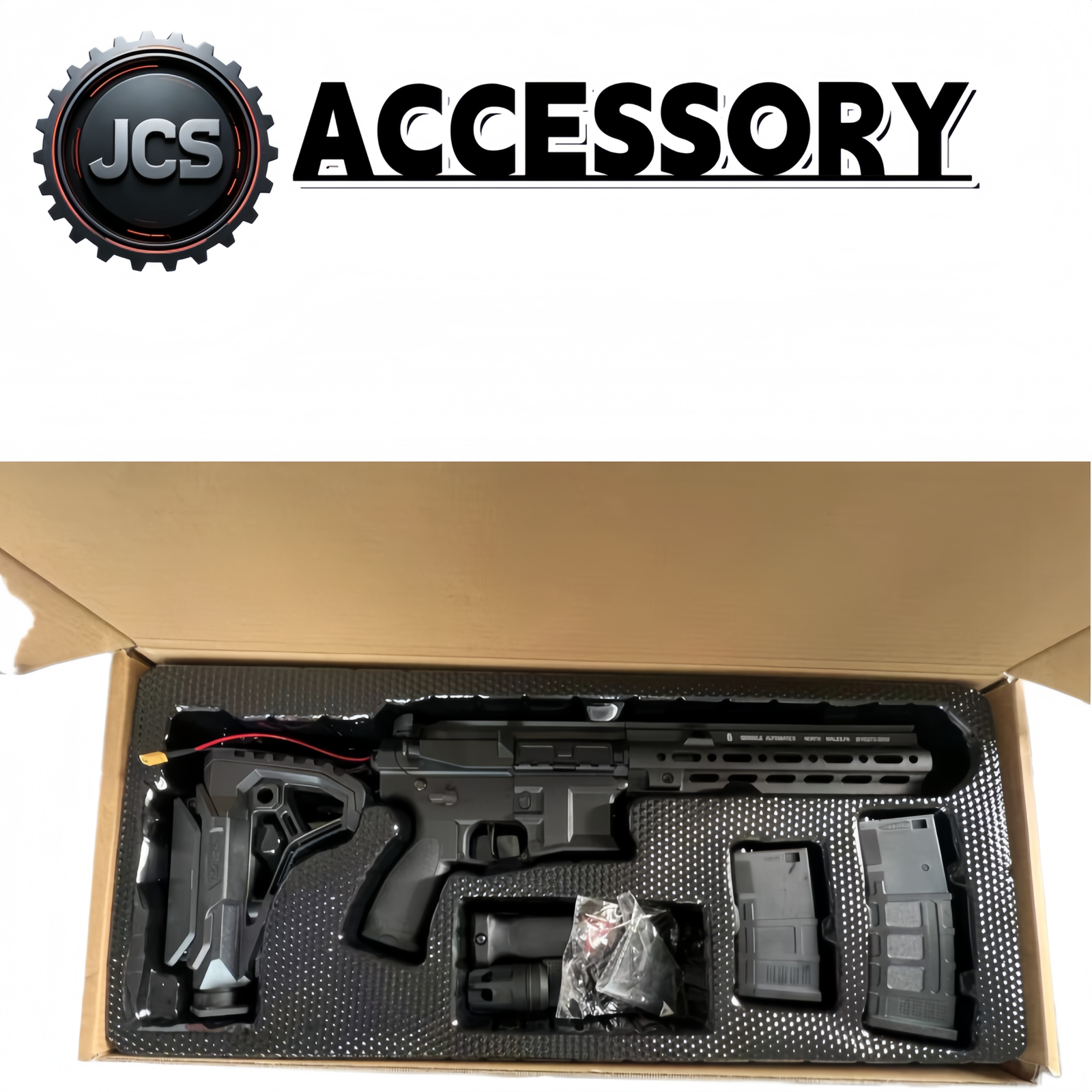 WEIDI Brand PDXV4 2 Mags Metal Gearbox High End Gel Blaster Black - Image 3