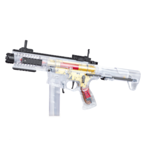 Transparent Shell MP5 Electric Gel Blaster Visible Internal Gear Automatic Shooting Toy Gun